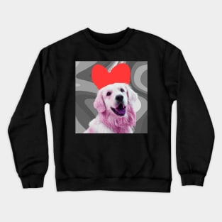 Dog and Heart are the same Crewneck Sweatshirt